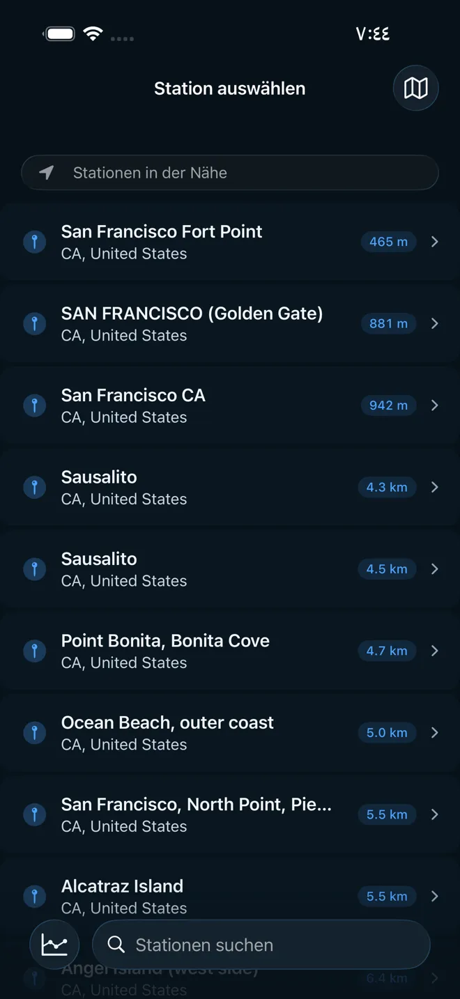 Über 6.000 Stationen weltweit